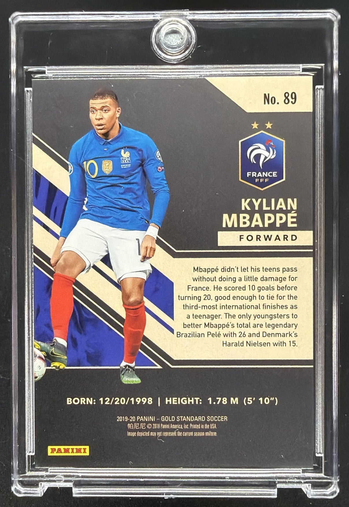 2019-20 Gold Standard Kylian Mbappe /129