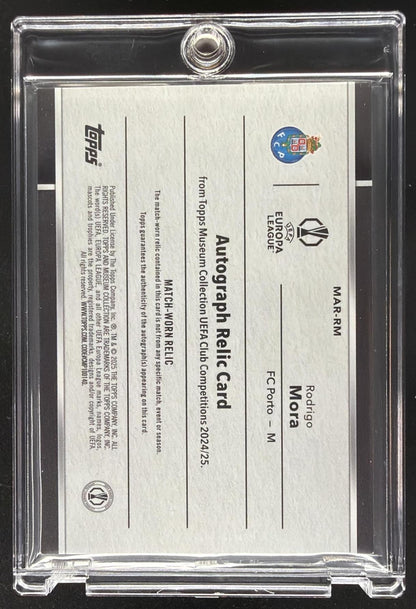 2024 Topps Museum Collection UEFA Club Rodrigo Mora #MAR-RM Auto Relics /75