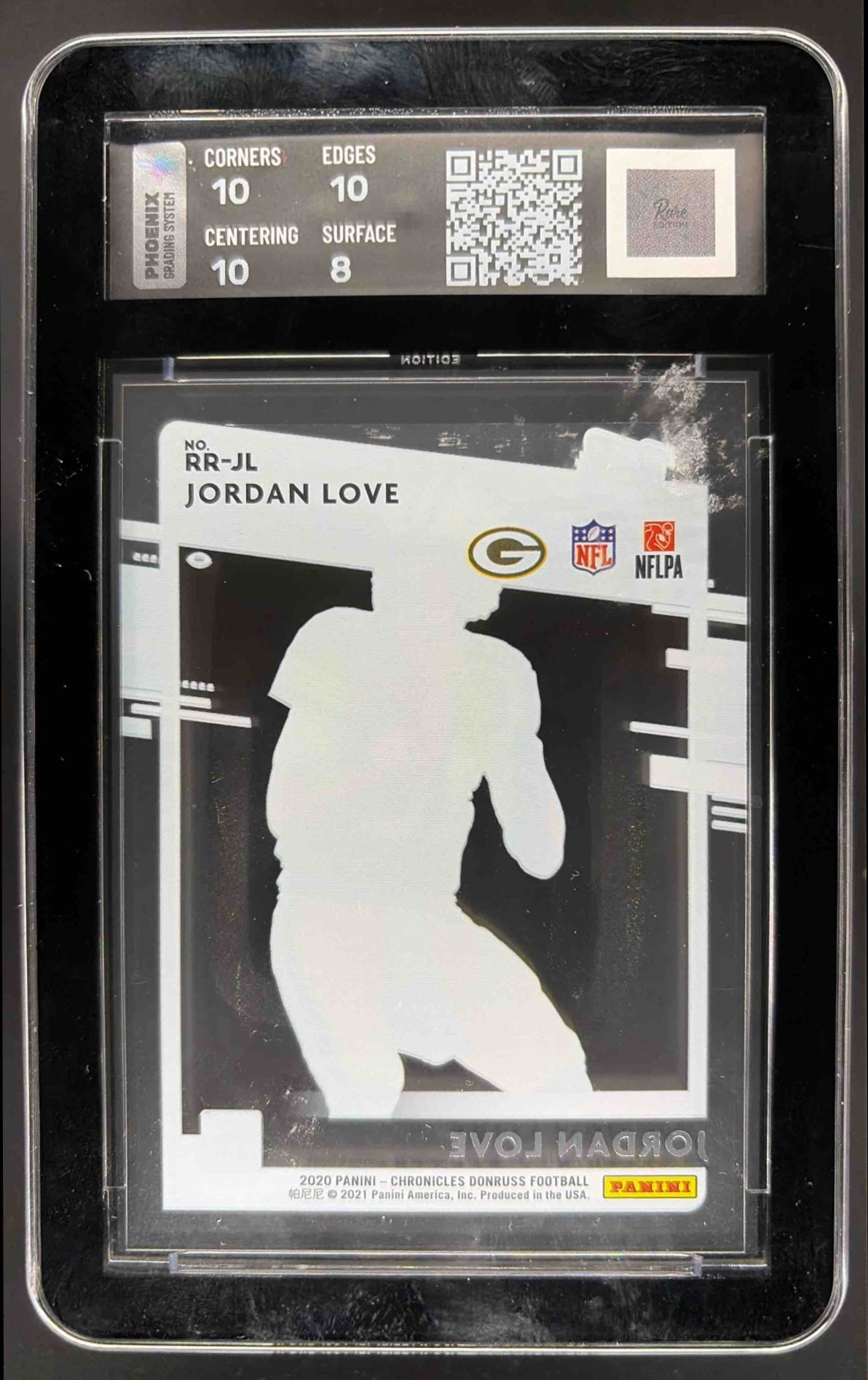 2020 Chronicles Jordan Love Clearly Donruss Rated Blue 68/99 RC Rare Edition 9