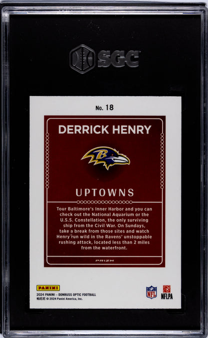 2024 Optic Derrick Henry Uptowns Case Hit SGC 9