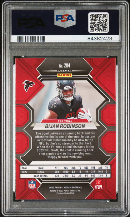 2023 Mosaic Bijan Robinson Camo Pink PSA 10 RC