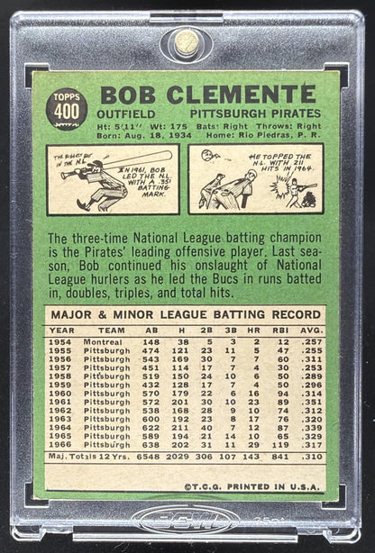 1967 Topps Bob Clemente #400