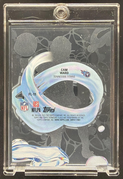 2025 Topps Signature Class Cam Ward #FL-19 Fluidity SP RC