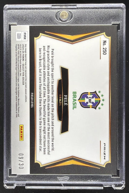 2024-25 Panini Select FIFA Pele #250 Field Winter Camo 9/30