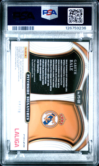 2024-25 Select La Liga Gareth Bale Tie Dye Auto PSA 9