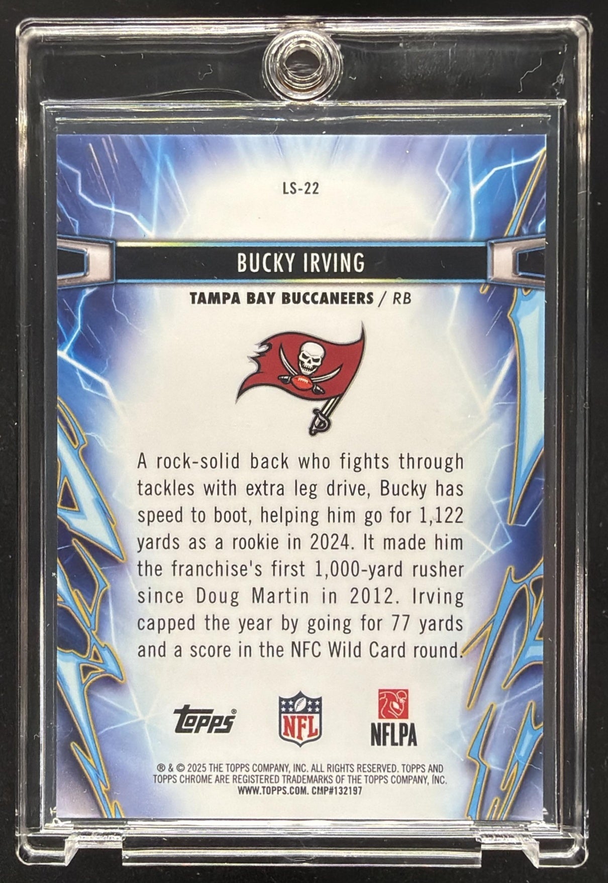 2025 Topps Cosmic Chrome Bucky Irving #LS-22 Light Speed Eclipse Refractor /10