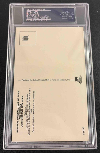 HOF Yellow Plaque Harmon Killebrew Auto PSA/DNA Authentic