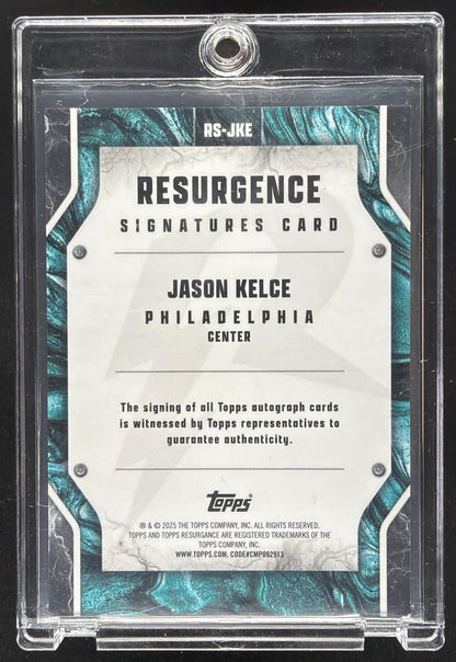 2024 Topps Resurgence Jason Kelce #RS-JKE Signature Auto