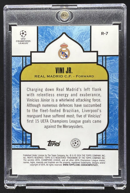 2023-24 Topps Chrome Merlin UEFA Club Competitions Vini Jr. #R-7 Renaissance
