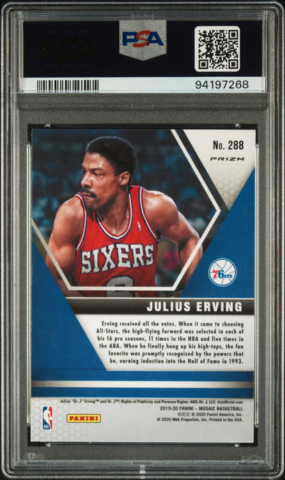 2019 Mosaic Genesis Julius Erving PSA 10