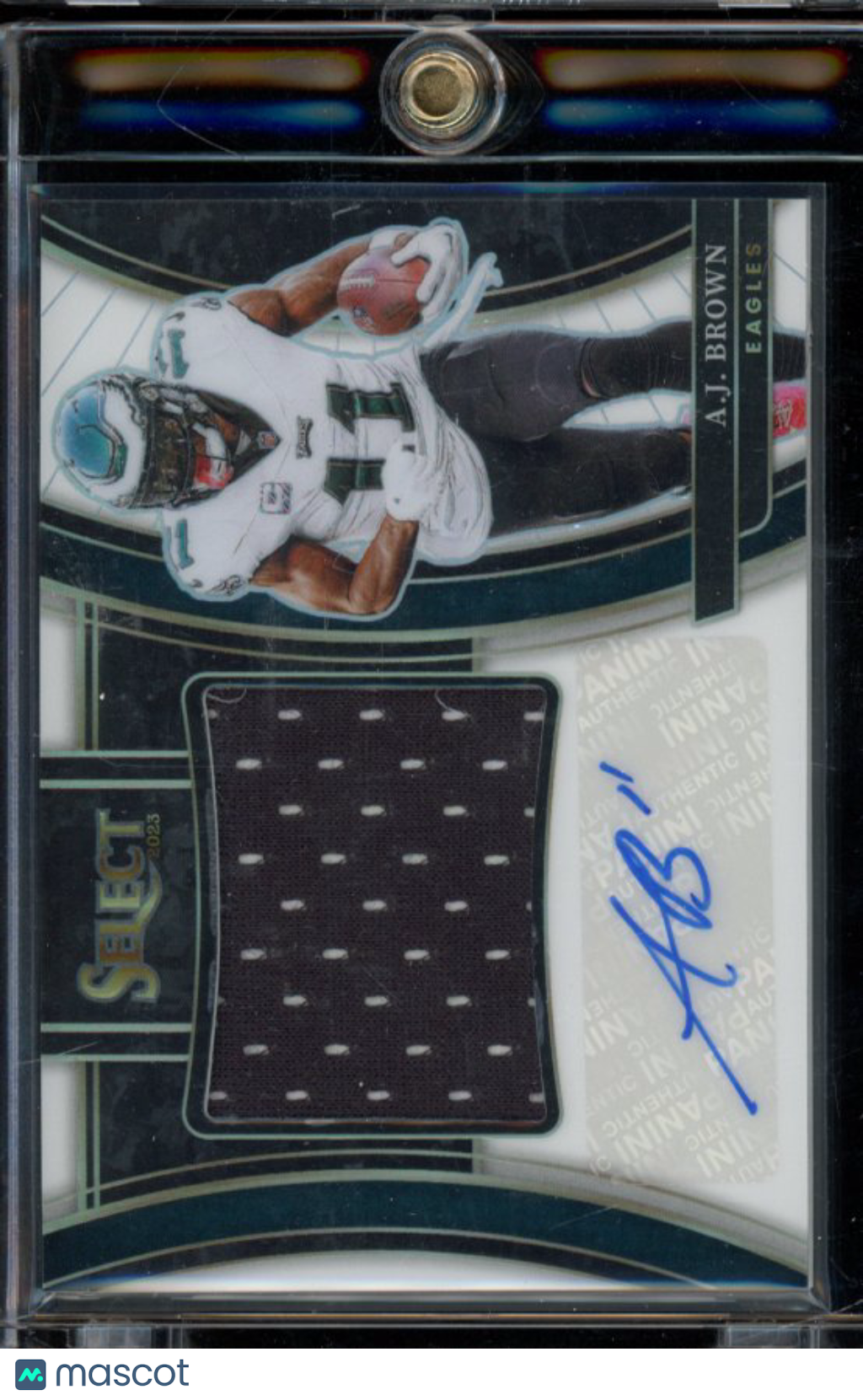 2023 Select A.J. Brown White Patch Auto /75