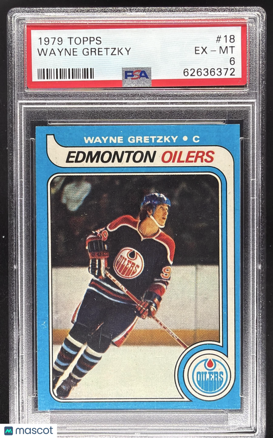 1979 Topps Wayne Gretzky #18 RC PSA 6