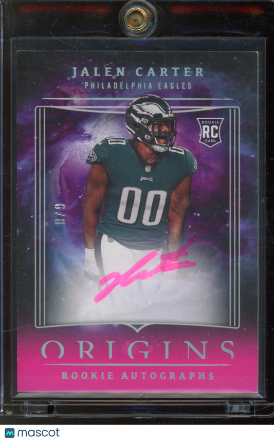 2024 Origins Jalen Carter Pink FOTL Auto /8