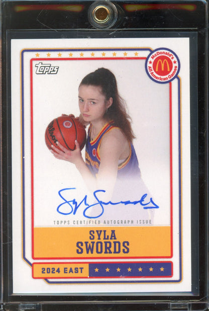 2024 McDonald's Syla Swords On Card Auto