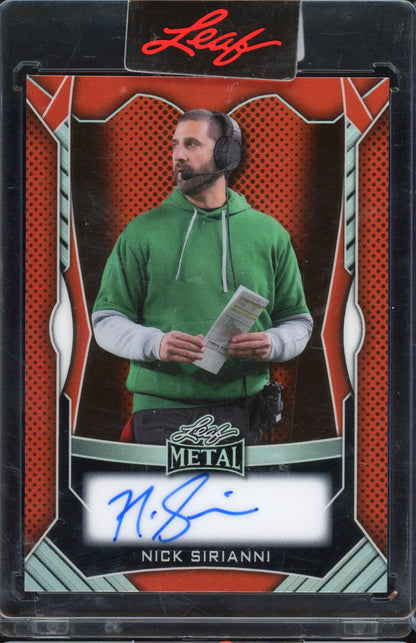 2025 Leaf Road To VIctory Nick Sirianni Auto 4/45