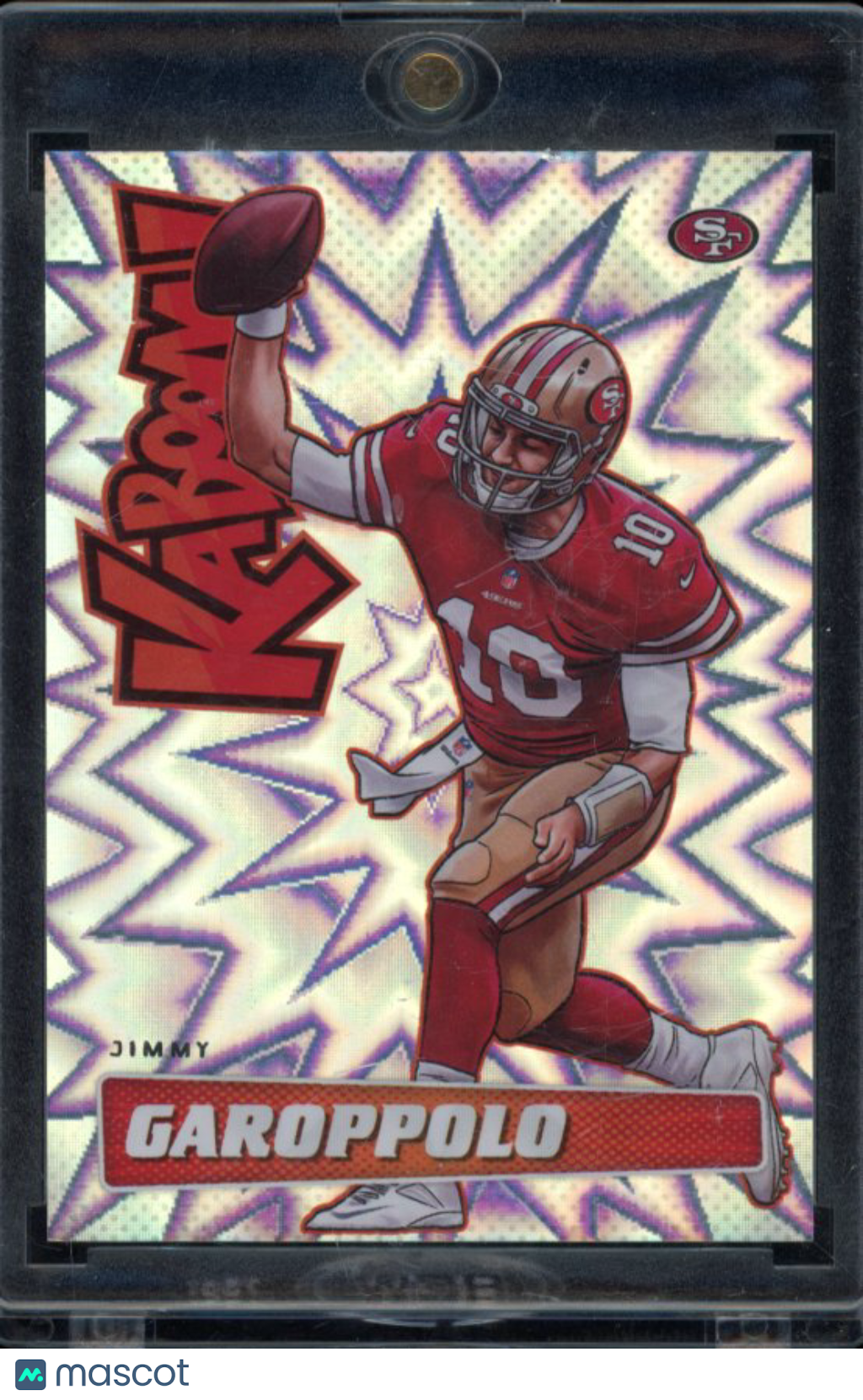 2019 Absolute Jimmy Garoppolo Kaboom Case Hit
