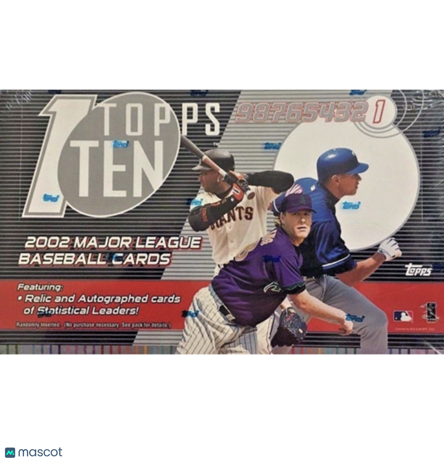 2002 Topps Ten Baseball Hobby Box