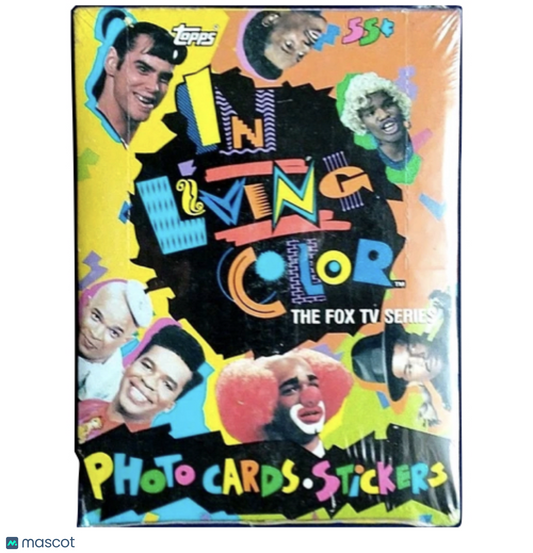 1992 Topps In Living Color Wax Box