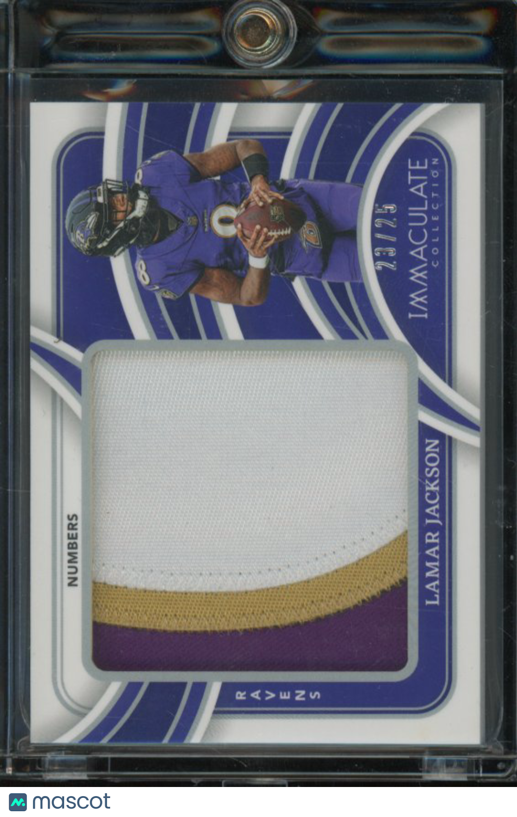 2024 Immaculate Lamar Jackson Patch /25