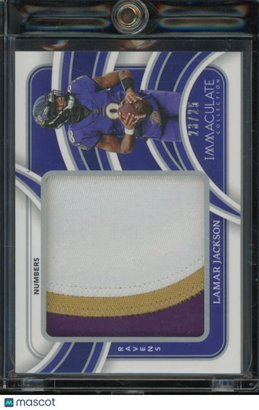 2024 Immaculate Lamar Jackson Patch /25