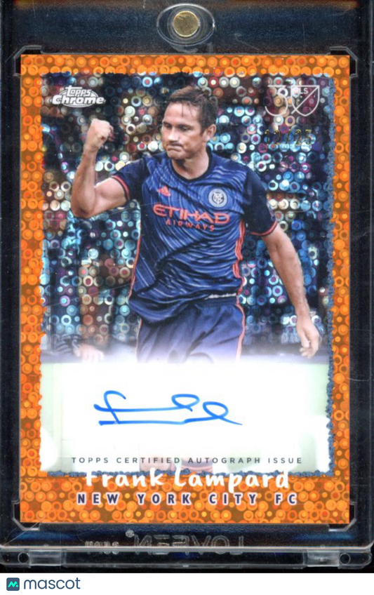 2025 Topps Chrome Frank Lampard MLS Orange Auto /25