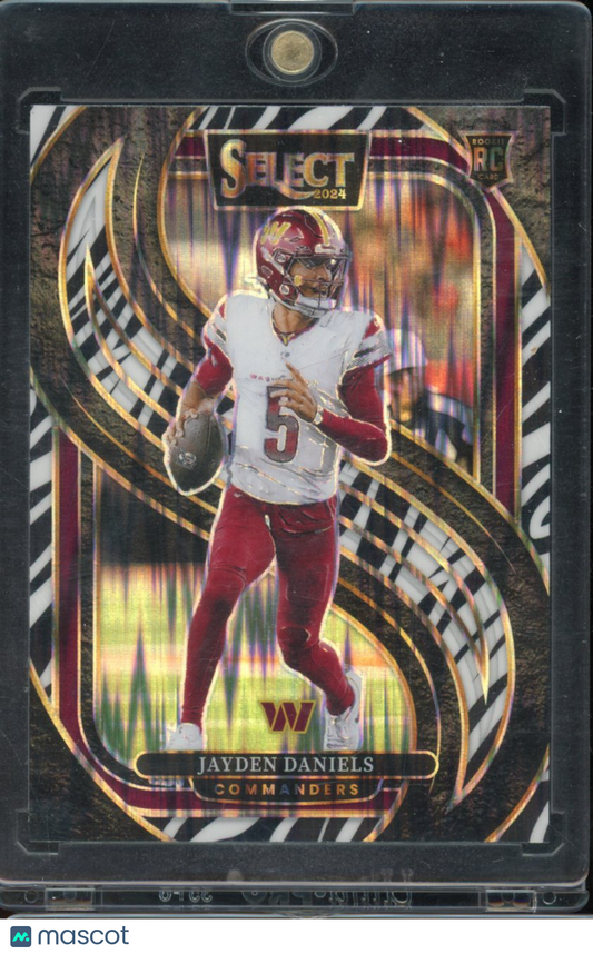 2024 Select Jayden Daniels Zebra Shock Rookie SSP