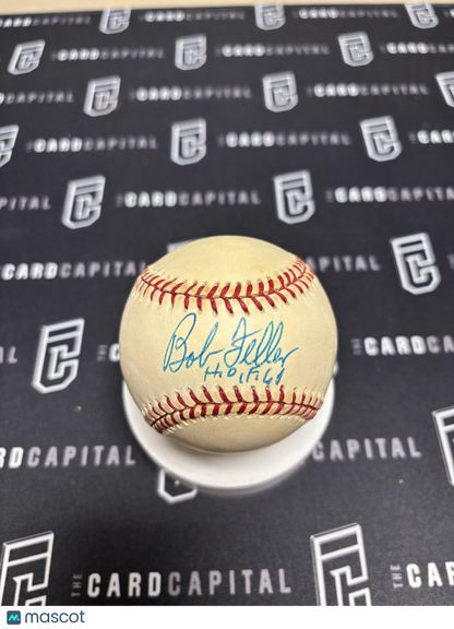 Bob Feller Signed Official Major League Baseball JSA "HOF 62"