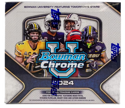 2024 Bowman Chrome University Football Jumbo Box