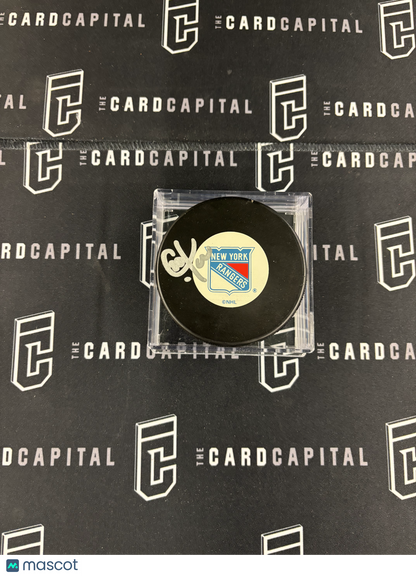 Chris Kreider Signed Hockey Puck JSA Rangers