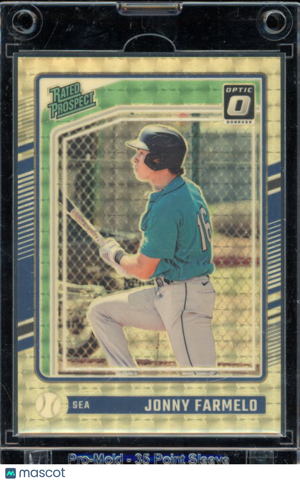 2024 Optic Jonny Farmelo Gold Vinyl 1/1 Rookie