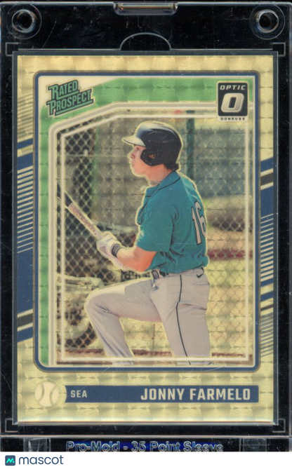 2024 Optic Jonny Farmelo Gold Vinyl 1/1 Rookie