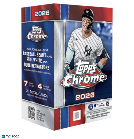 PRE ORDER 2026 Topps Chrome Baseball Blaster Box