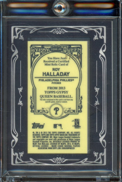 2013 Gypsy Queen Roy Halladay Mini Framed Patch /10