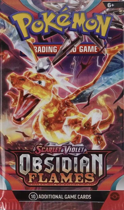 Pokemon Sleeved Booster Pack Obsidian Flames Hanger