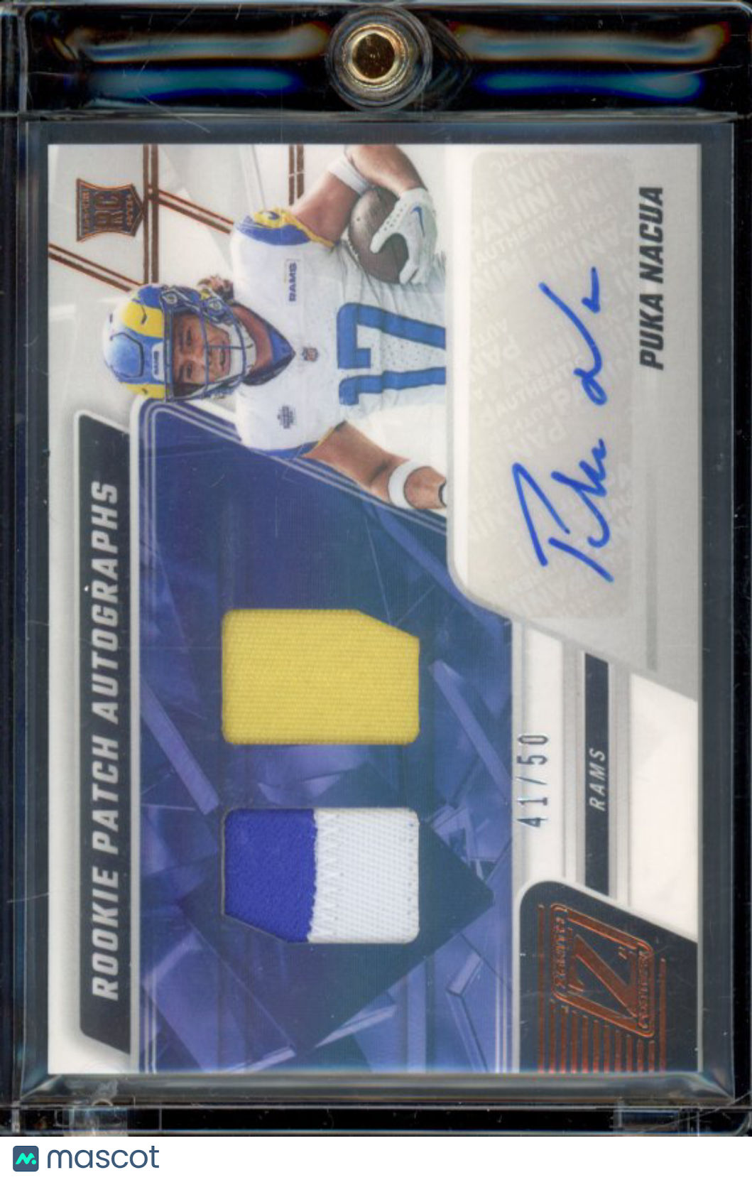 2023 Zenith Puka Nacua Rookie Patch Auto /50