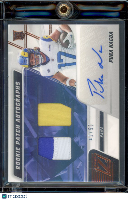 2023 Zenith Puka Nacua Rookie Patch Auto /50