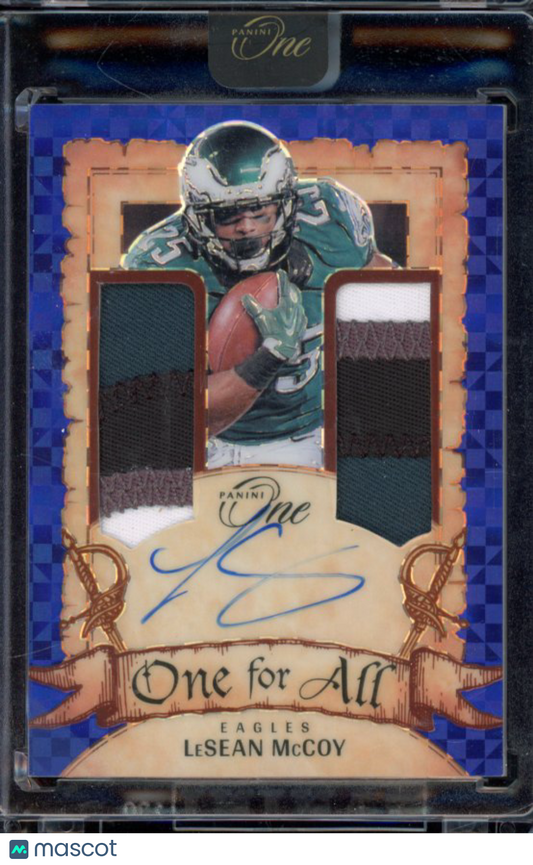 2023 Panini One Lesean Mccoy Patch Auto /75