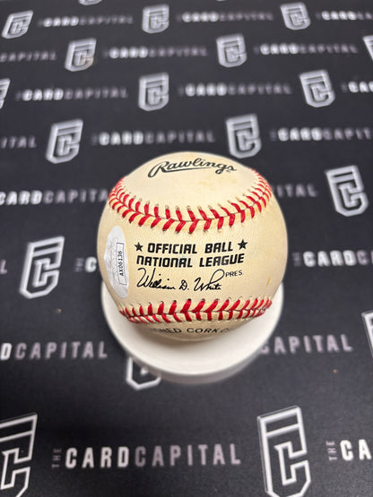 Ralph Kiner SIgned Official Major League Baseball JSA "HOF 1975"