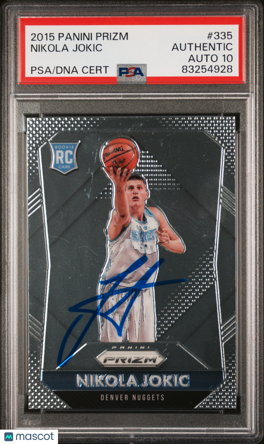 2015-16 Prizm Nikola Jokic Rookie Auto PSA Auto 10