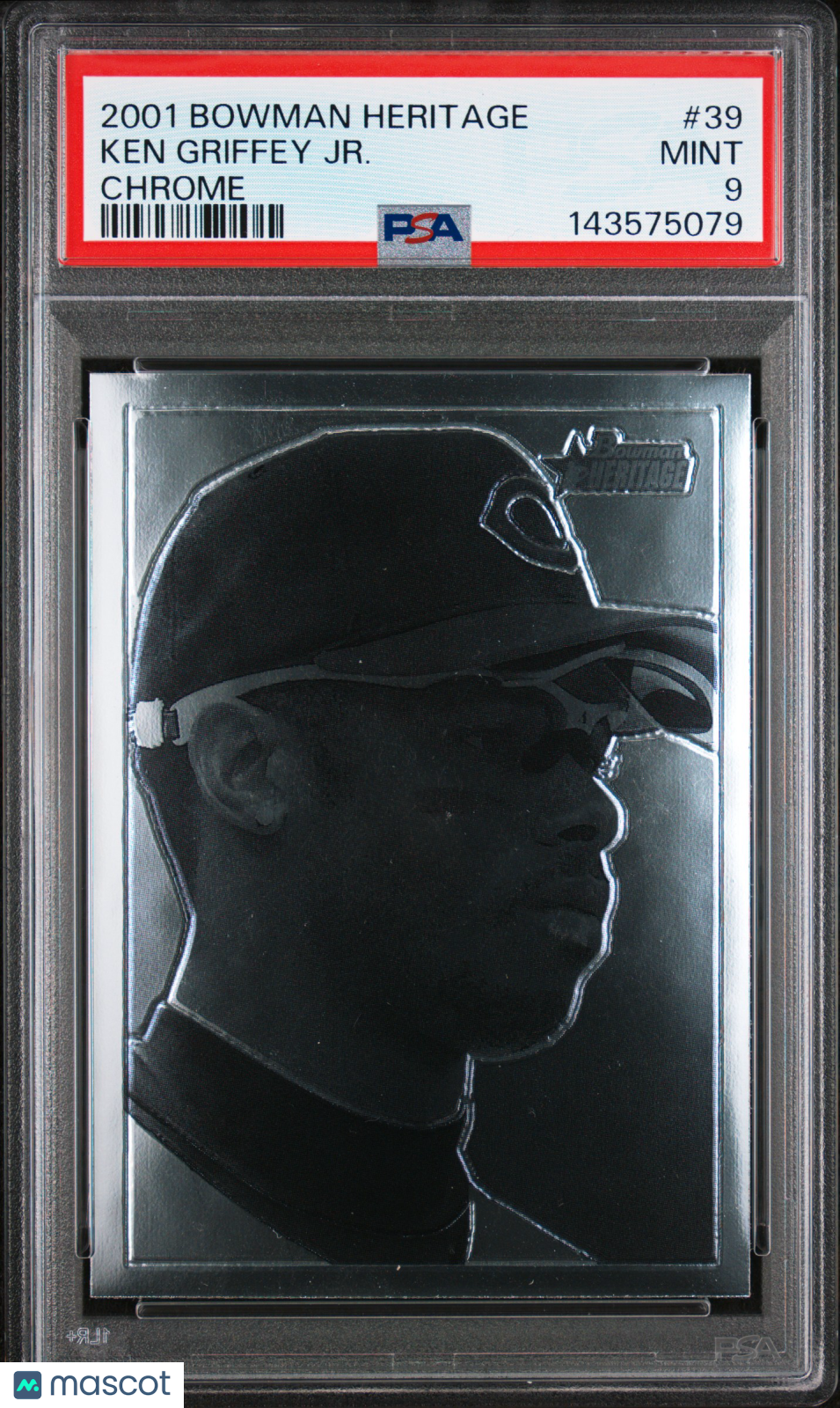 2001 Bowman Chrome Heritage Ken Griffey Jr. PSA 9