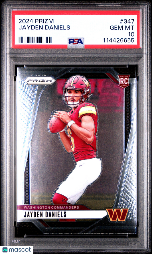 2024 Prizm Jayden Daniels Rookie #347 PSA 10