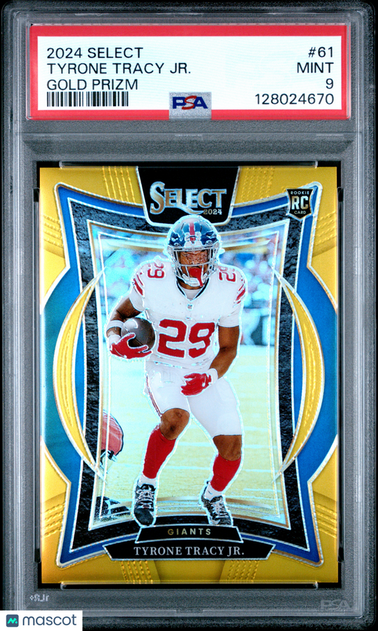 2024 Select Tyrone Tracy Gold Rookie /10 PSA 9