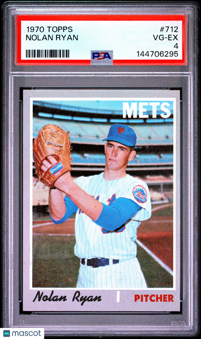 1970 Topps Nolan Ryan #712 PSA 4