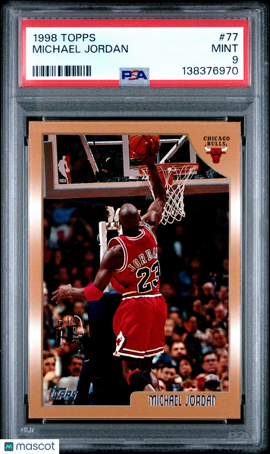 1998-99 Topps Michael Jordan #77 PSA 9
