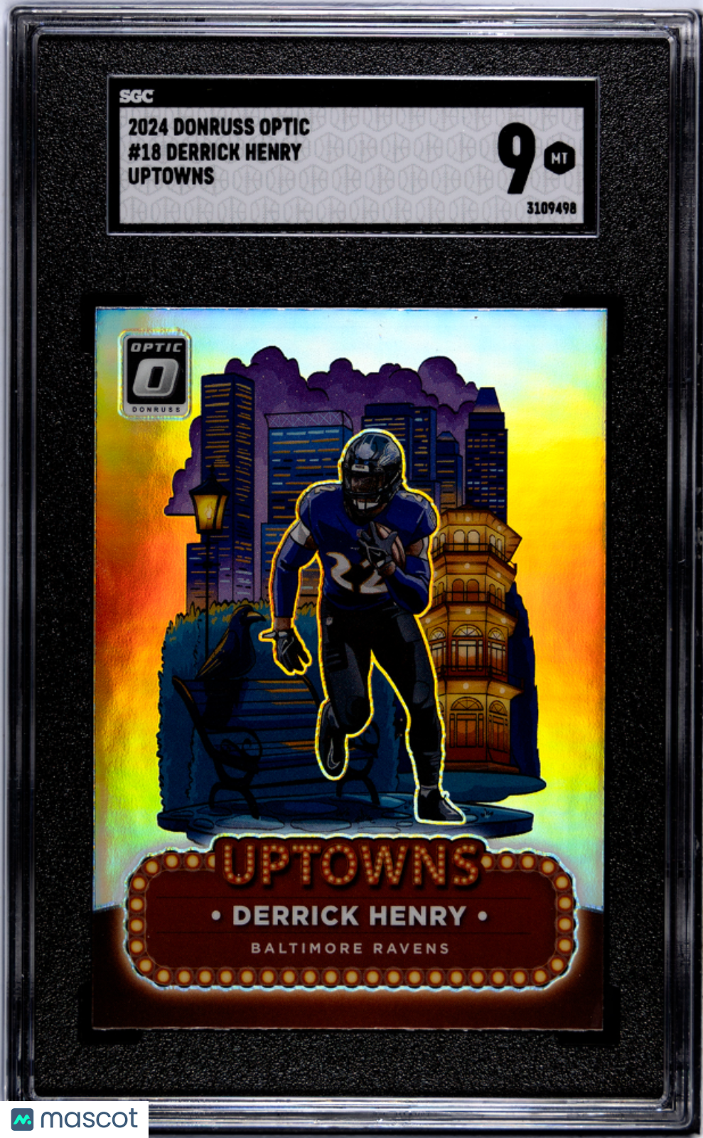 2024 Optic Derrick Henry Uptowns Case Hit SGC 9