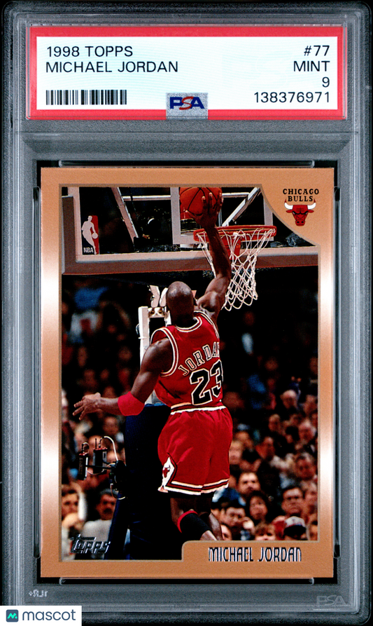 1998-99 Topps Michael Jordan #77 PSA 9