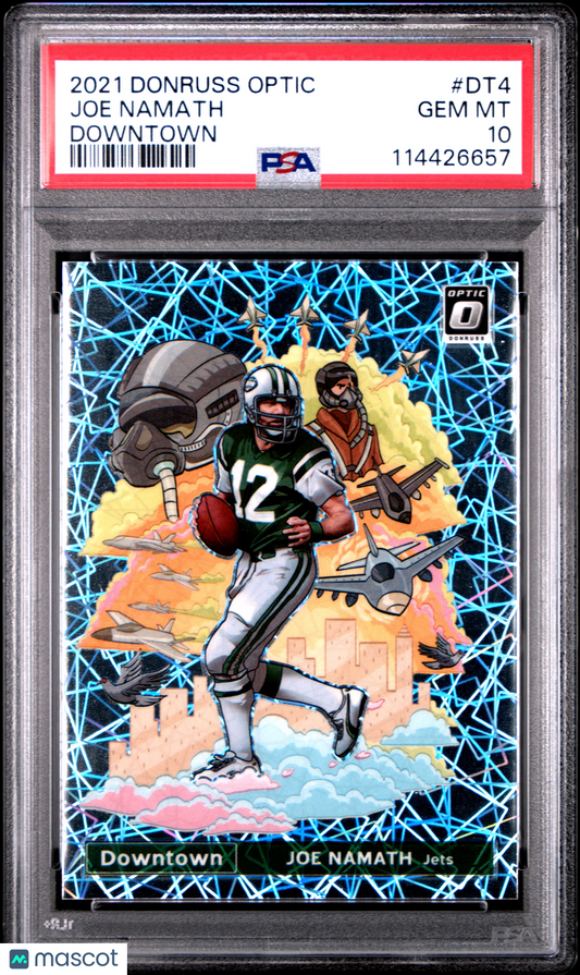 2021 Optic Joe Namath Downtown PSA 10 Case Hit