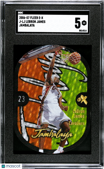 2006 Upper Deck Jambalaya LeBron James #5 SGC 5