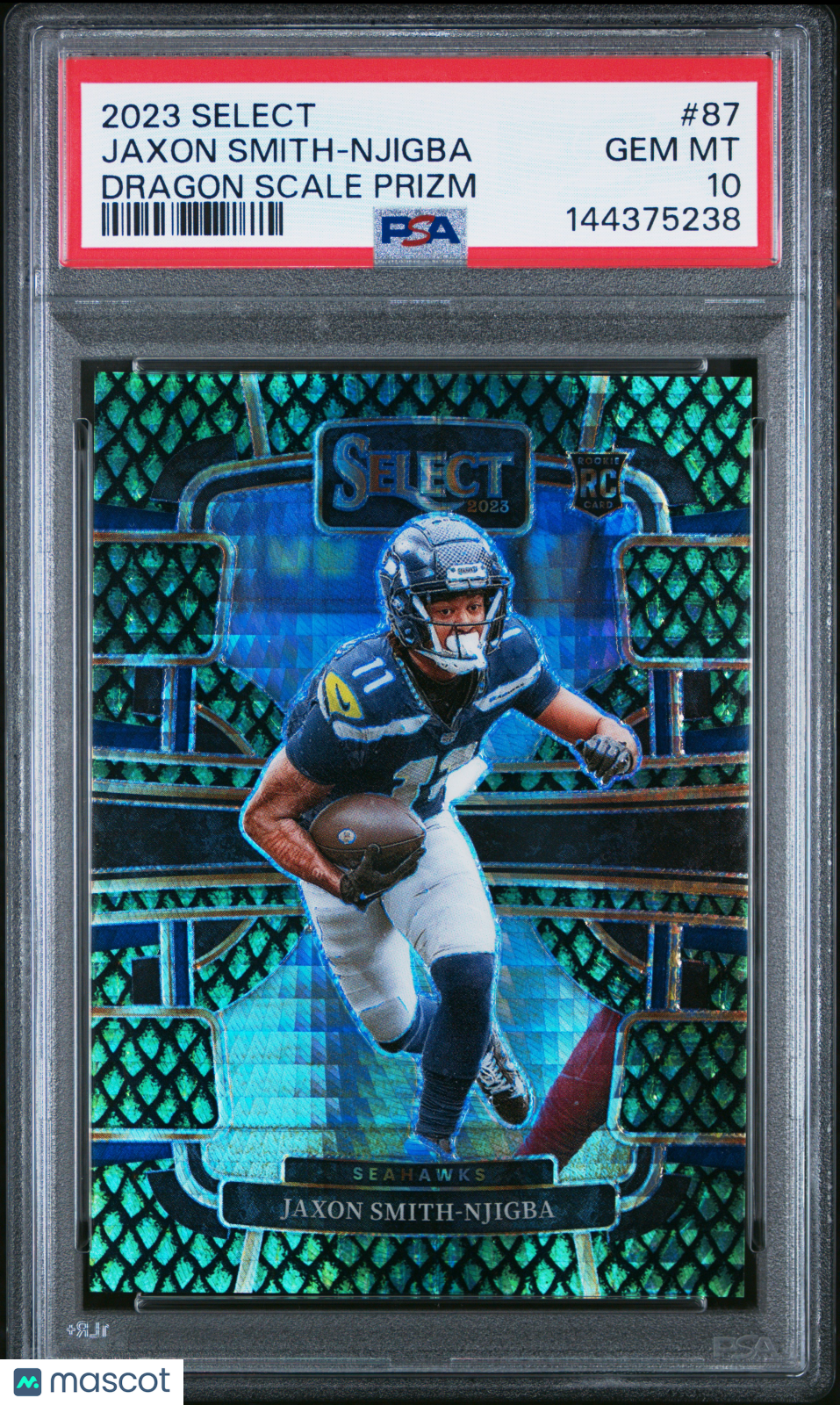 2023 Select Jaxon Smith-Njigba Dragon Scale Rookie /70 PSA 10