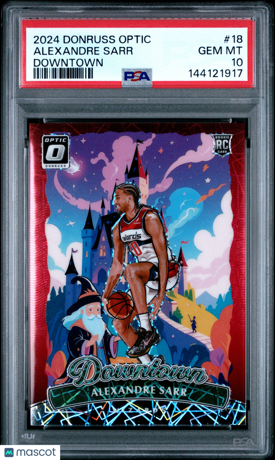 2024-25 Panini Donruss Optic Alexandre Sarr #18 Downtown RC PSA 10